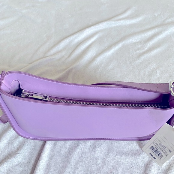A New Day Isometrical Handbag with AdjustableStrap.  Color Purple,  Trendy, NWT - Picture 11 of 12